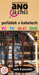 Pořádek v kabelech - ČERNÉ