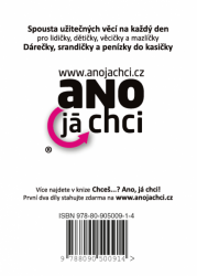 Knížka Chceš své ztracené věci zpět?  - zadní obálka